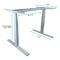 Uncaged Ergonomics Rise Up Dual Motor Electric Standing Desk Frame Legs 26.1-51.6" White RUW - alternate 9